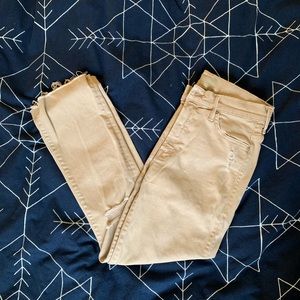 MOTHER “Insider Crop Fray” Jeans